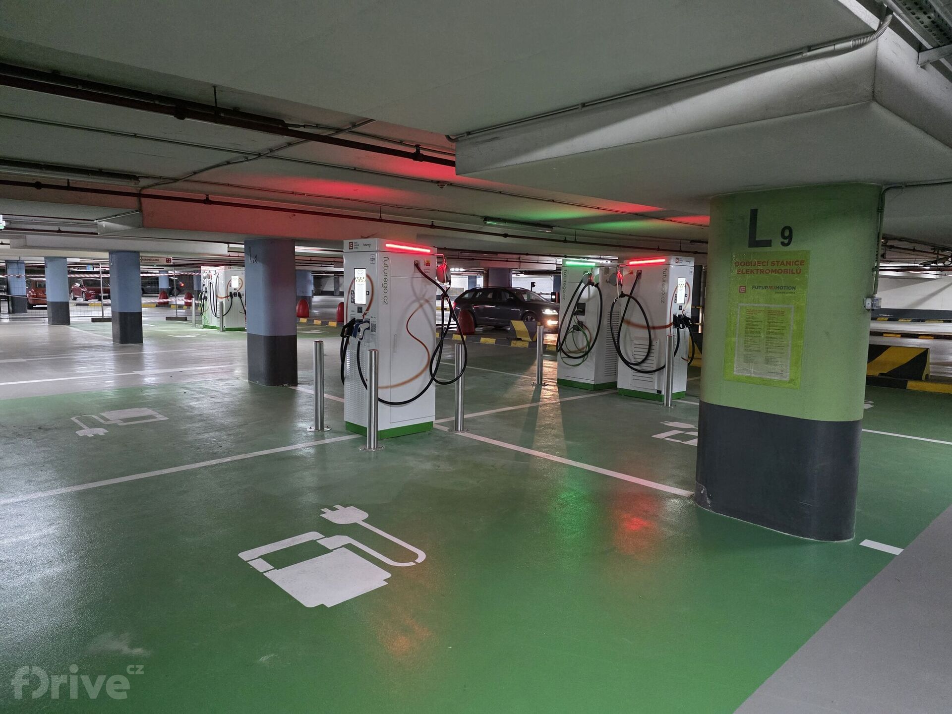 ČEZ nabíjecí stanice Nový Smíchov