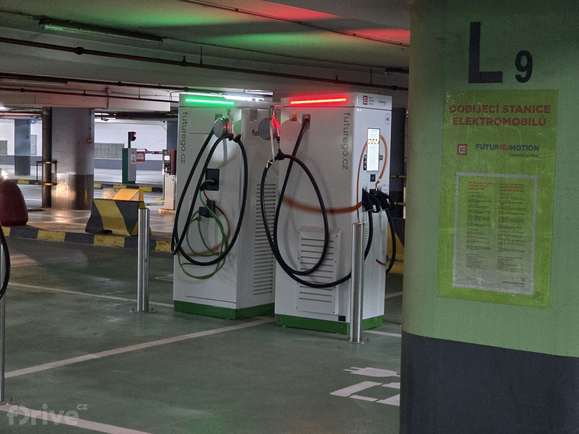 ČEZ nabíjecí stanice Nový Smíchov