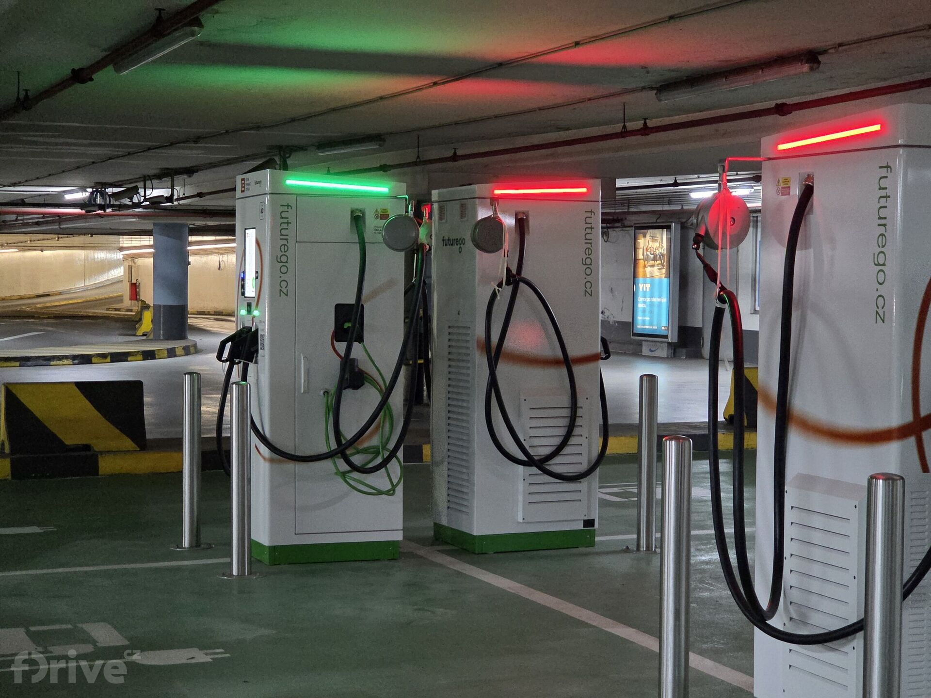 ČEZ nabíjecí stanice Nový Smíchov