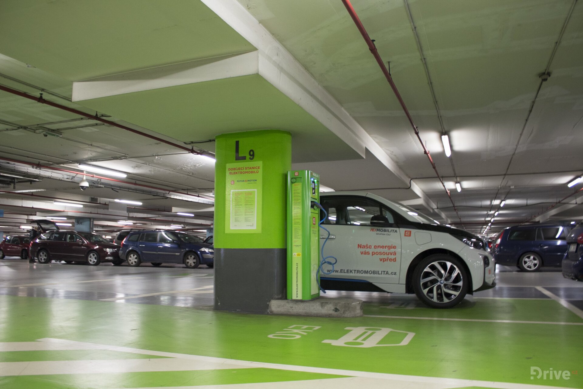 ČEZ nabíjecí stanice Nový Smíchov