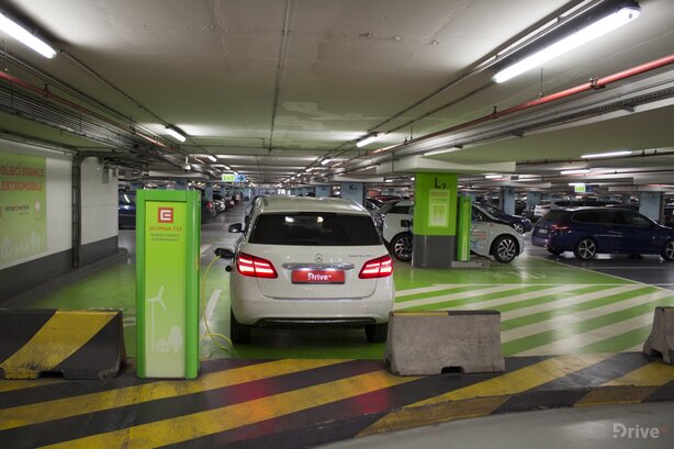 ČEZ nabíjecí stanice Nový Smíchov