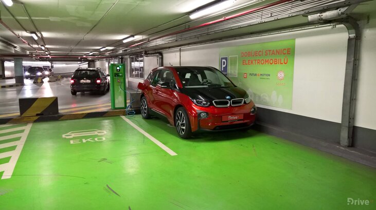 ČEZ nabíjecí stanice Nový Smíchov