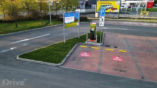 ČEZ, Nymburk, Kolínská ul., OC Kaufland