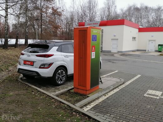 ČEZ, Ostrava - Zábřeh Rudná ul., ČS Benzina