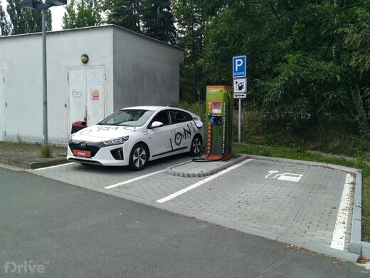 ČEZ, Ostrava Rudná ul., ČS Benzina