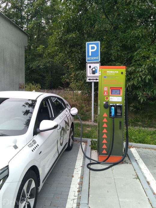 ČEZ, Ostrava Rudná ul., ČS Benzina