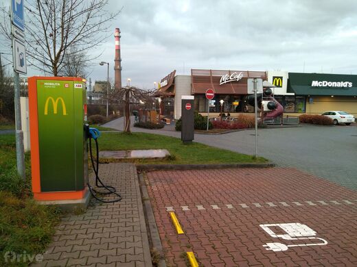 ČEZ, Písek, restaurace McDonald's