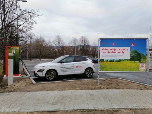 ČEZ, Písek, ul. U Nádraží, Kaufland
