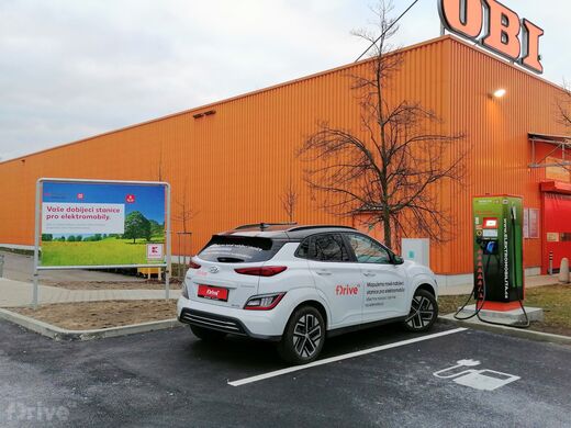 ČEZ, Písek, ul. U Nádraží, Kaufland