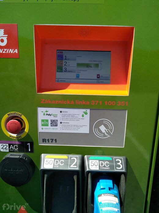 ČEZ, Plzeň, Univerzitní ul., ČS Benzina