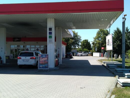 ČEZ, Plzeň, Univerzitní ul., ČS Benzina