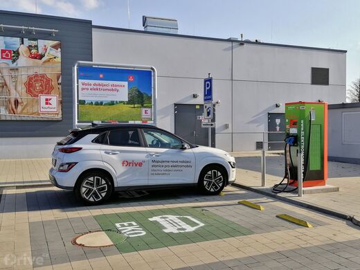 ČEZ, Přerov, Želatovská ul., hypermarket Kaufland