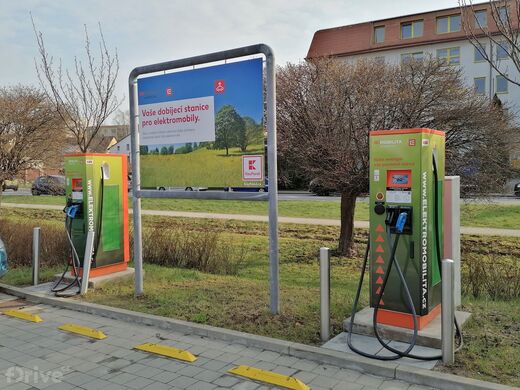 ČEZ, Rychnov nad Kněžnou, Štemberkova ul., hypermarket Kaufland