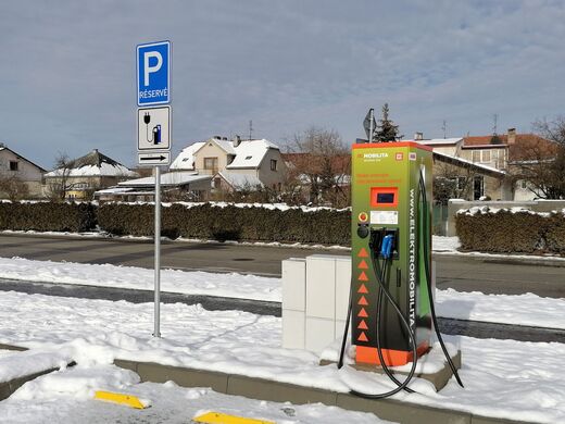 ČEZ, Soběslav, Obchodní ul., čerpací stanice Elan