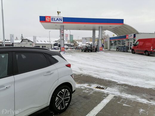 ČEZ, Soběslav, Obchodní ul., čerpací stanice Elan