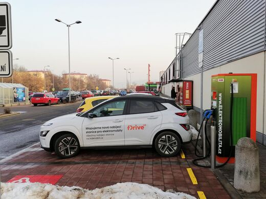 ČEZ, Ústí nad Labem, Všebořická ul., Kaufland