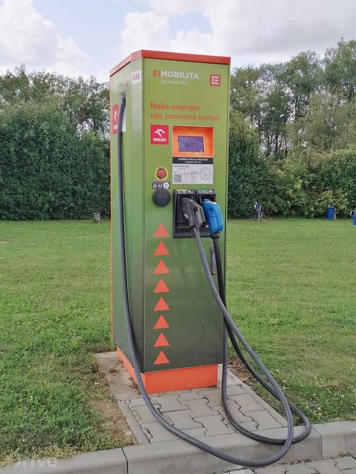 ČEZ, Vysoké Mýto, Husova ul., čerpací stanice Benzina ORLEN express
