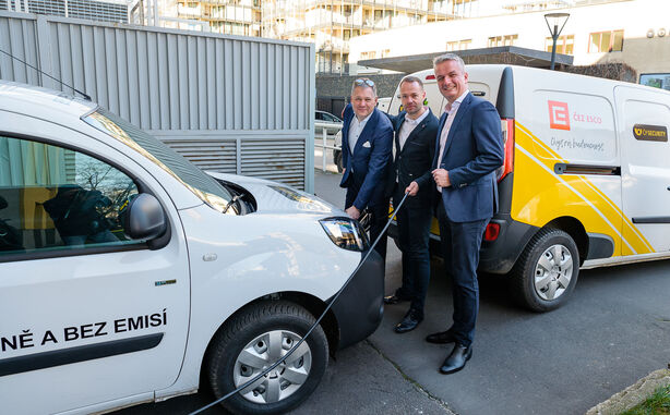ČEZ zapůjčit České poště Renault Kangoo Z.E.