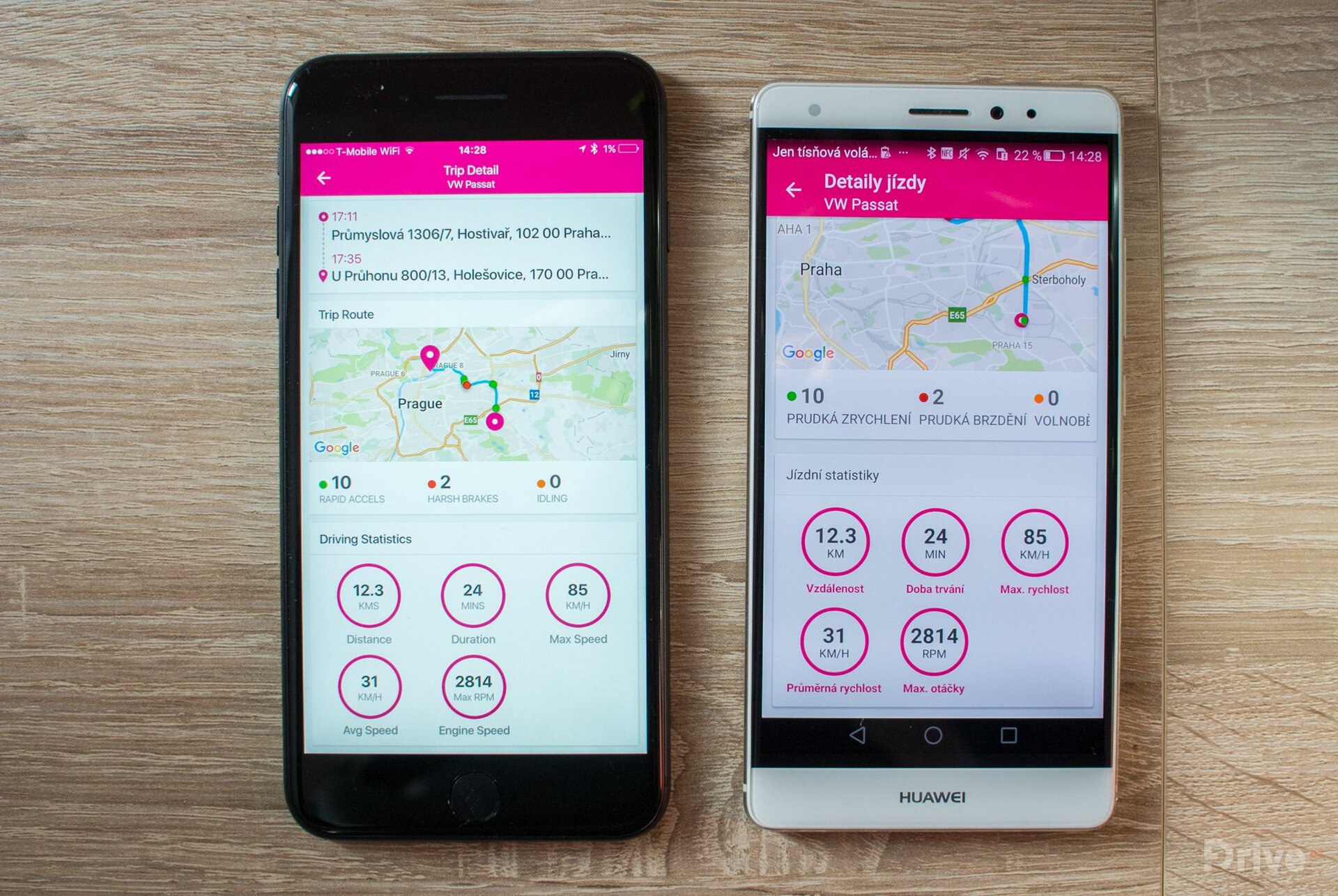 Chytré auto od T-Mobile