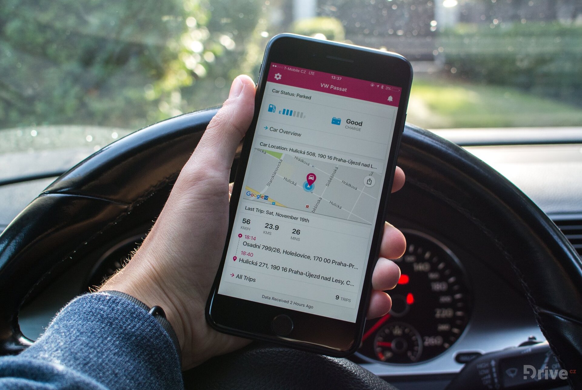 Chytré auto od T-Mobile