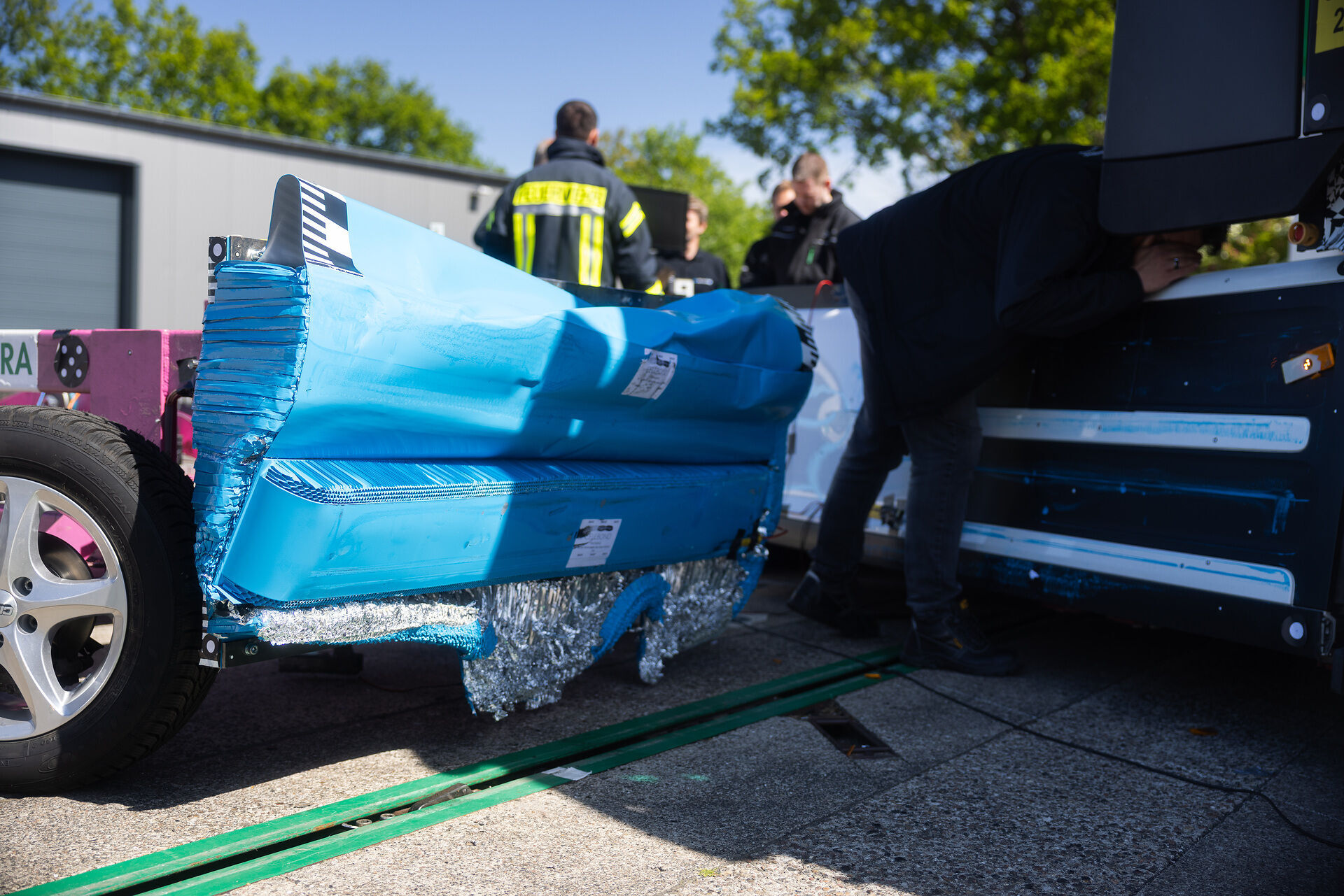 Crash test eActrosu 600