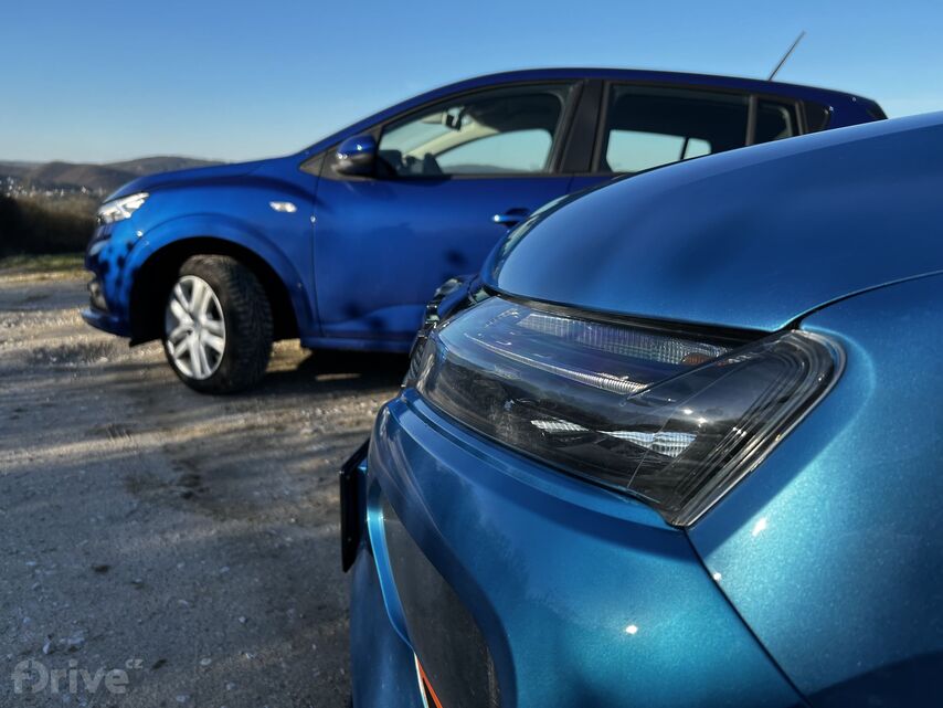 Dacia Spring a Sandero