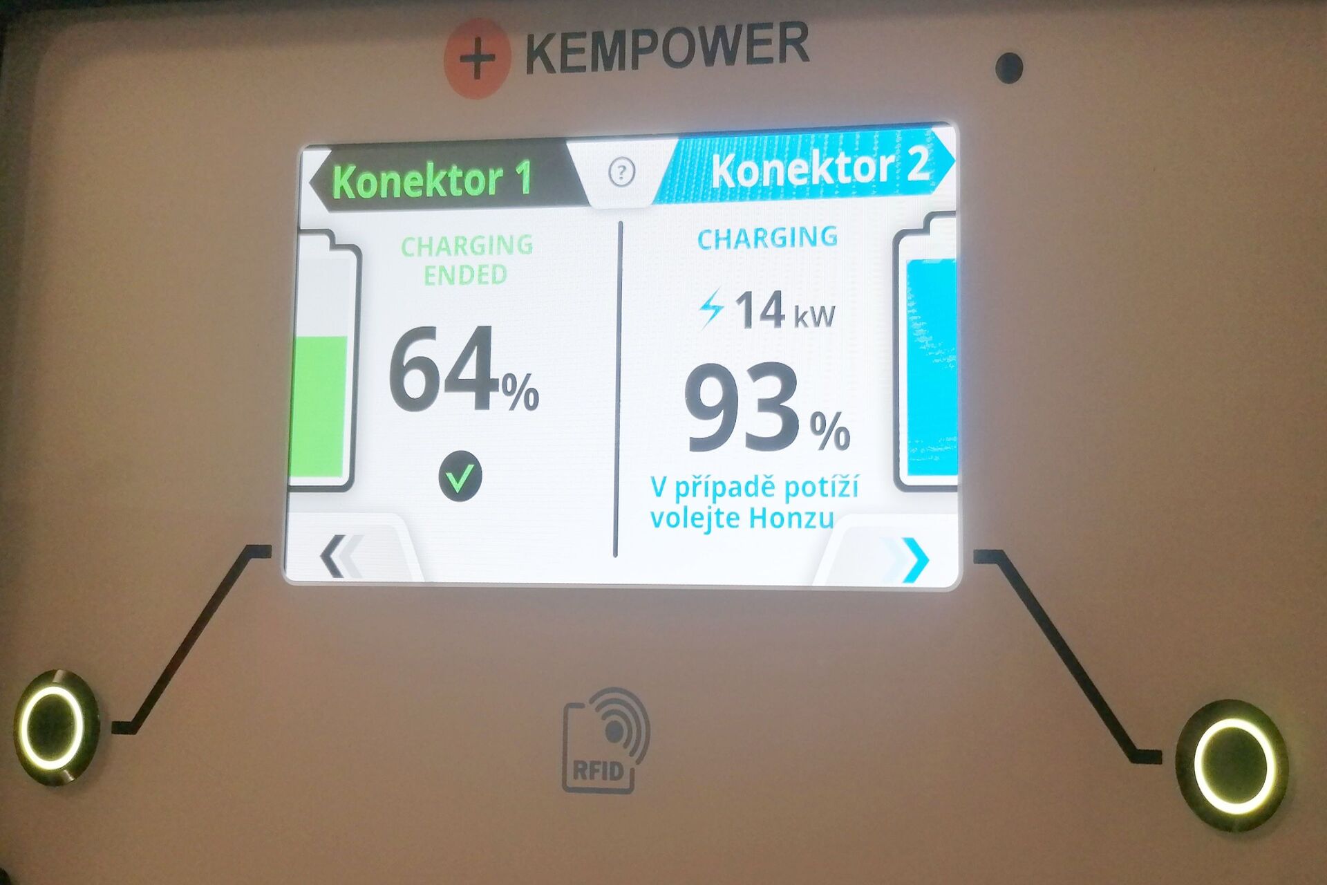DC mobilní nabíjecí stanice KEMPOWER
