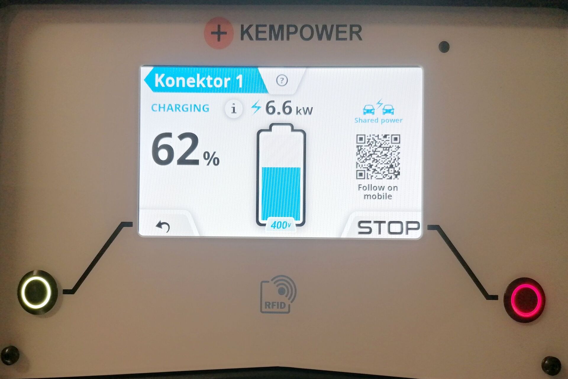 DC mobilní nabíjecí stanice KEMPOWER