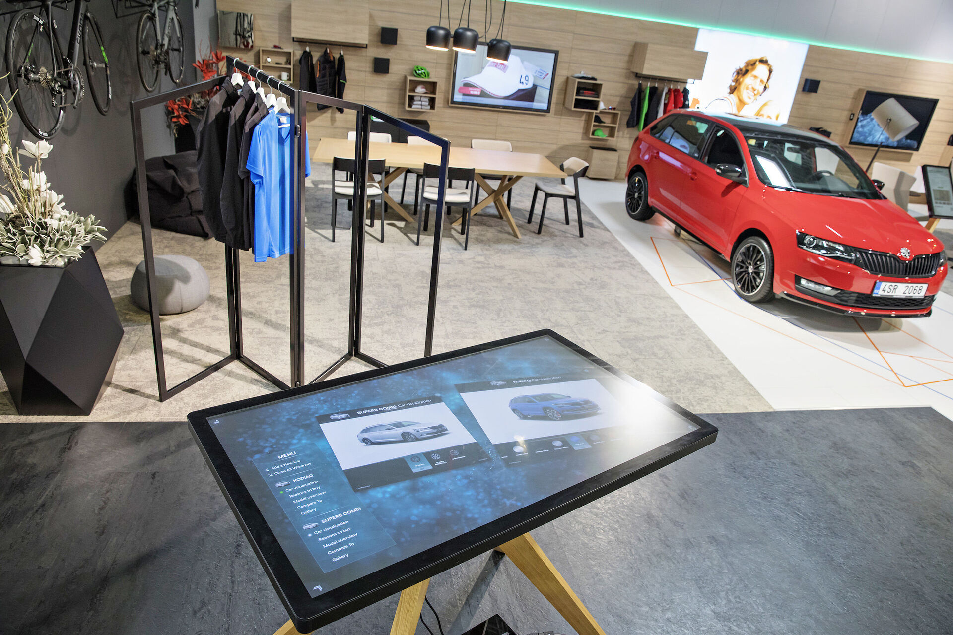 Digitální showroom Škoda Auto v Plzni