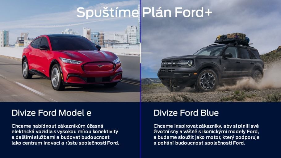 Divize Ford Model e Ford Blue