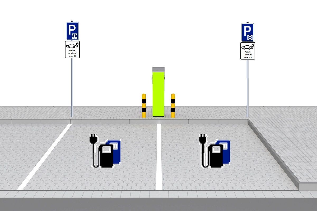 Dobíjecí místo v Česku