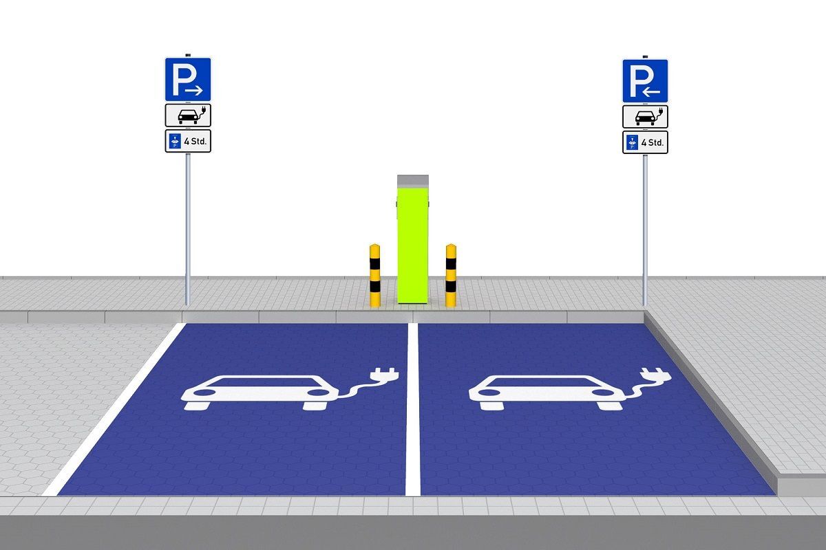 Dobíjecí místo v Německu