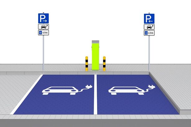 Dobíjecí místo v Německu