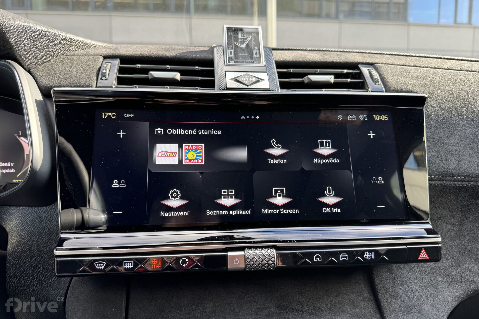 DS Automobiles infotainment