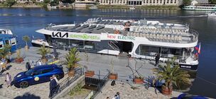 Elektrická loď na Vltavě a Kia EV6 generálního partnera