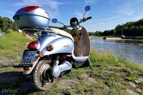 Elektrický skútr OPAI model OPG-EM006 (Retro)