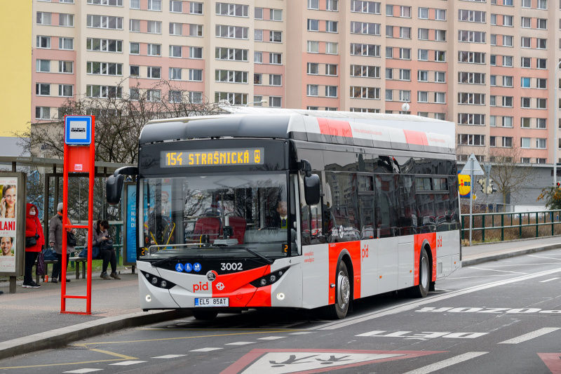 Elektrobus Škoda v Praze