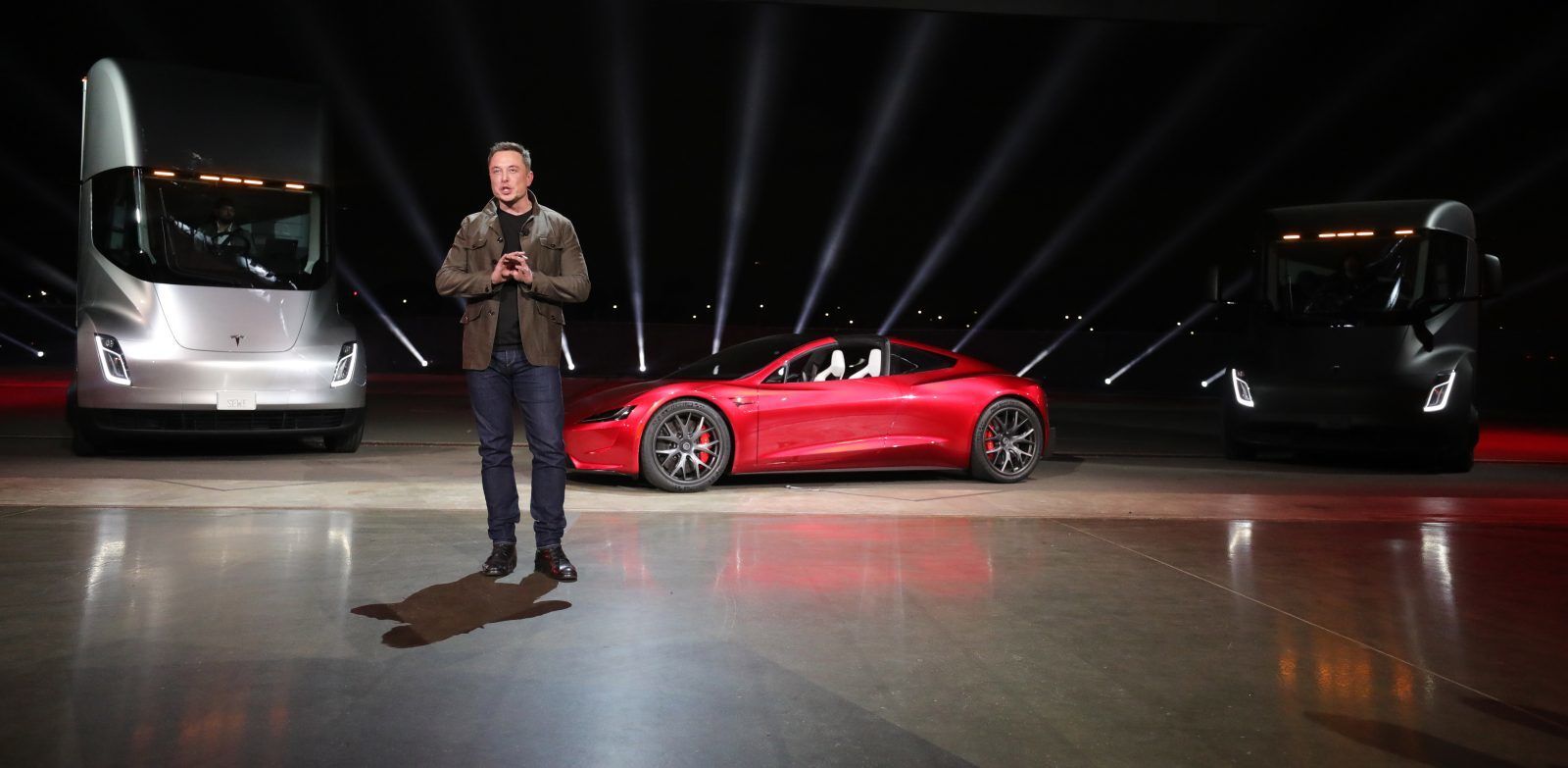 Elon Musk Semi Roadster