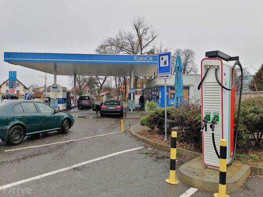 E.ON, Benátky nad Jizerou, Mladská ul., čerpací stanice Euro Oil