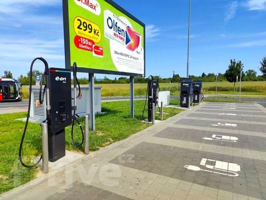 E.ON, Čáslav, Jeníkovská ul., OC Kaufland