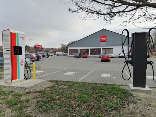 E.ON, České Budějovice, Novohradská ul., Penny Market