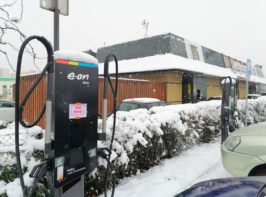 E.ON, České Budějovice, Strakonická ul., hypermarket Albert