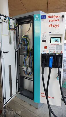 e.on Humpolec - rychlonabíjecí stanice ABB
