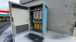 e.on Humpolec - ultrarychlá nabíjecí stanice ABB