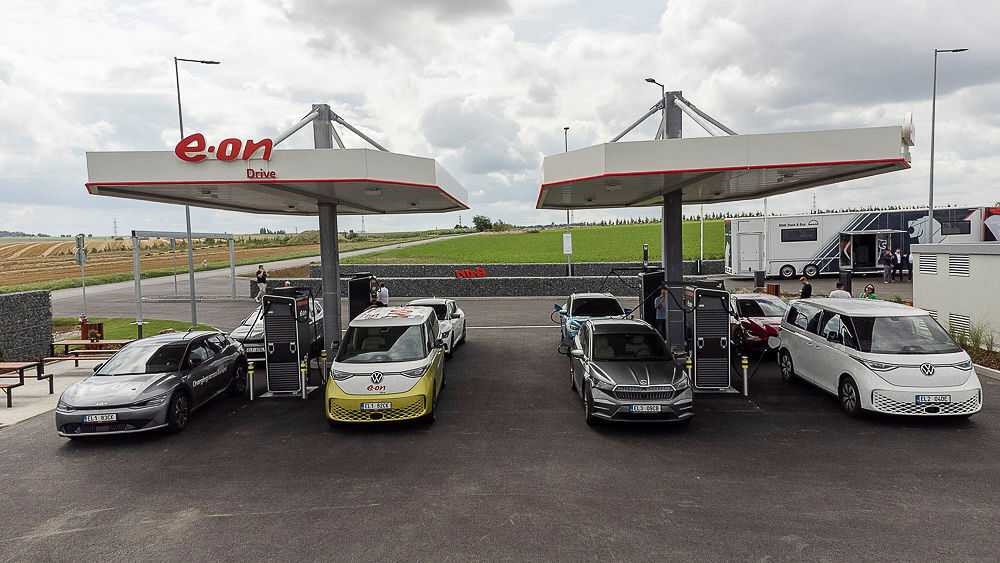 E.ON Mořice nabíjecí stanice pro kamiony