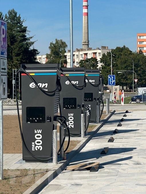 E.ON, Strakonice, Písecká ul., obchodní areál Retail park