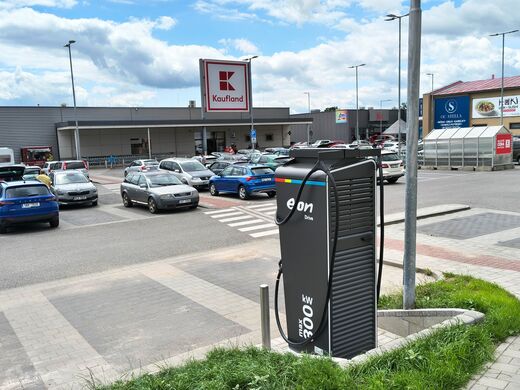E.ON, Vrchlabí, Lánovská ul., Kaufland