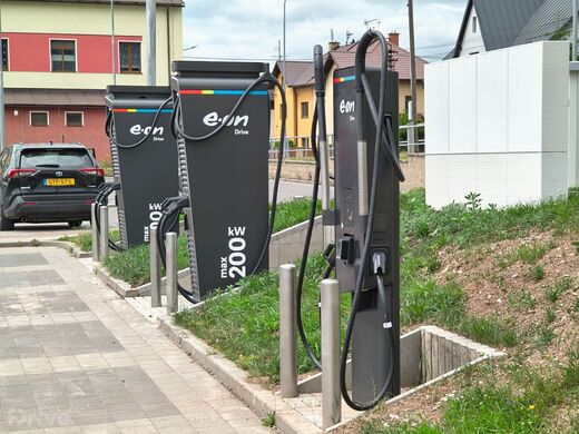 E.ON, Vrchlabí, Lánovská ul., Kaufland