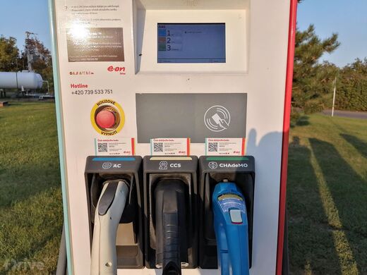 E.ON, Vyškov, Brněnská ul., čerpací stanice Benzina
