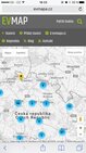 EV MAPY aplikace